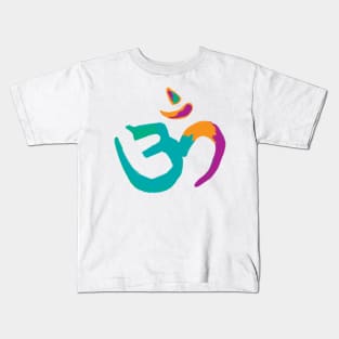 Colorful Om Kids T-Shirt